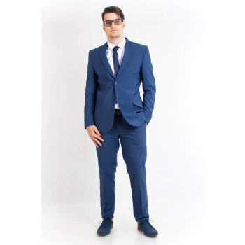Sötétkék öltöny (slim fit) – magyar termék