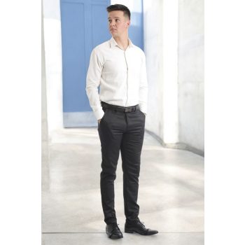 Sportosan elegáns, chino stílusú, férfi nadrág (fekete)