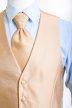 Elegáns ceremónia mellény szett (halvány mogyoróbarna)
