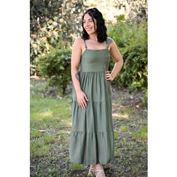 vékonypántos fagyöngyös ruha keki