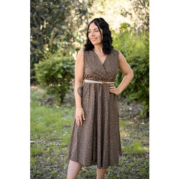 pöttyös midiruha övvel barna