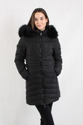 Fekete női kabát