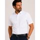 Slim fit férfi ing, rövid ujjú (fehér színű)