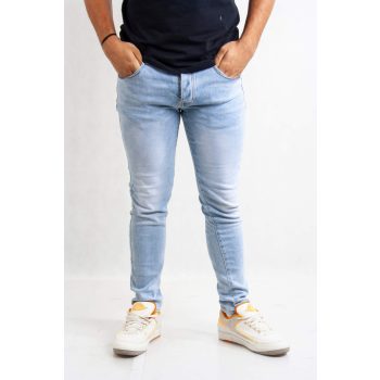 Férfi farmernadrág (világoskék, szűk szabású)