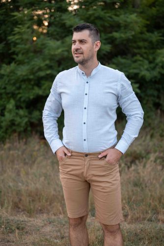 Férfi halásznadrág mogyoró
