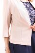 Csatos púder színű blézer – lengyel termék