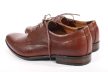 Férfi alkalmi cipő – valódi bőr (barna, texturált) – lengyel termék