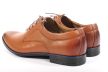 Férfi alkalmi cipő – valódi bőr (barna) – lengyel termék